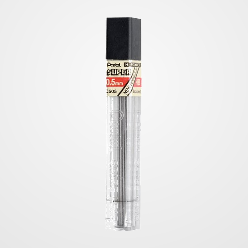 MINAS PENTEL 0,5 - HB (TUBO de 12)