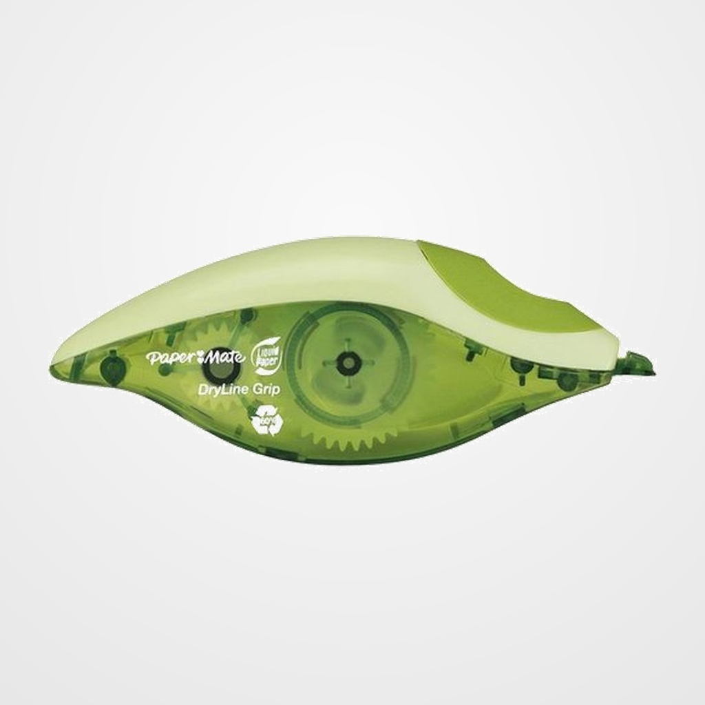CORRECTOR CINTA PAPER MATE DRYLINE GRIP 8,5 m RECICLADO