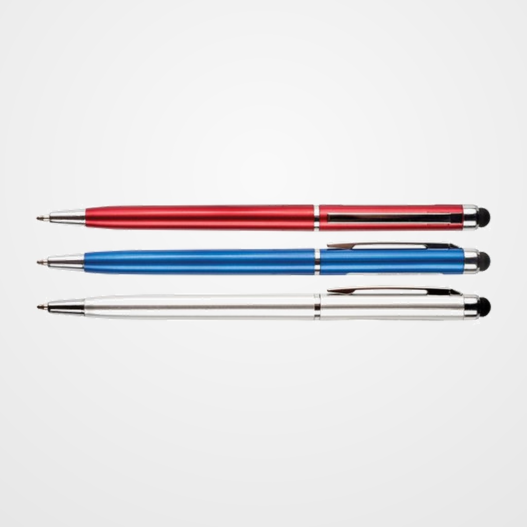 BOLIGRAFO CENTRUM RETRACTIL TOUCH PEN 0.7 mm TINTA AZUL COLORES SURTIDOS