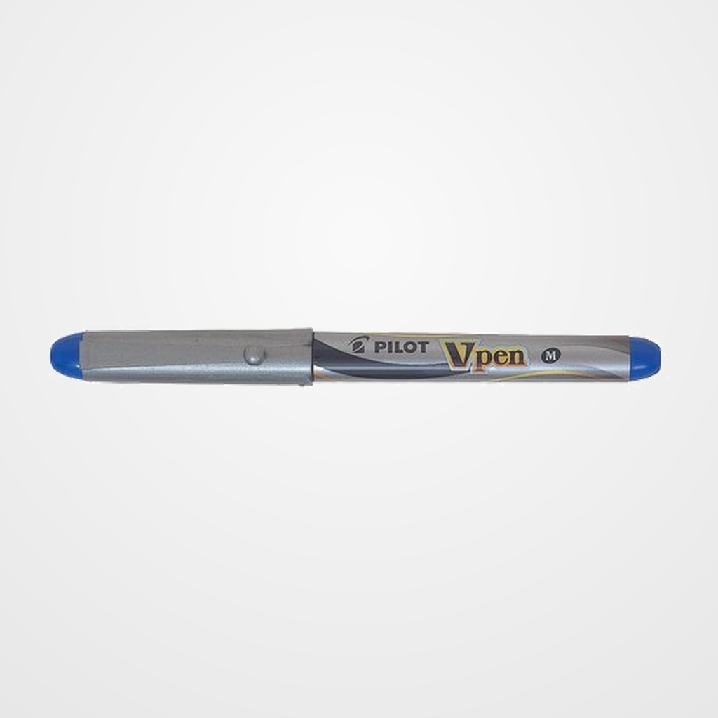 PLUMA PILOT V-PEN SILVER tinta AZUL