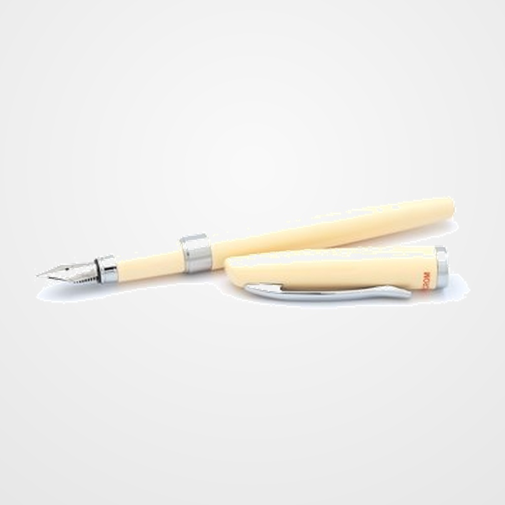 PLUMA INOXCROM PRIME VINTAGE METALICO LACADO BEIGE