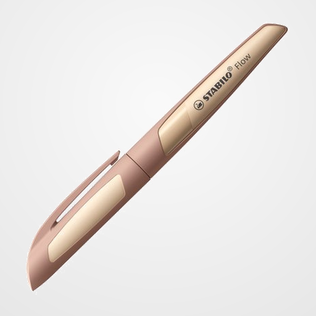 PLUMA STABILO FLOW MARRON CLARO