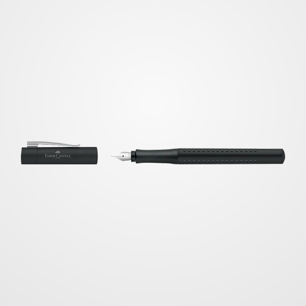 PLUMA FABER-CASTELL GRIP 2011 TRAZO FINO NEGRO MATE