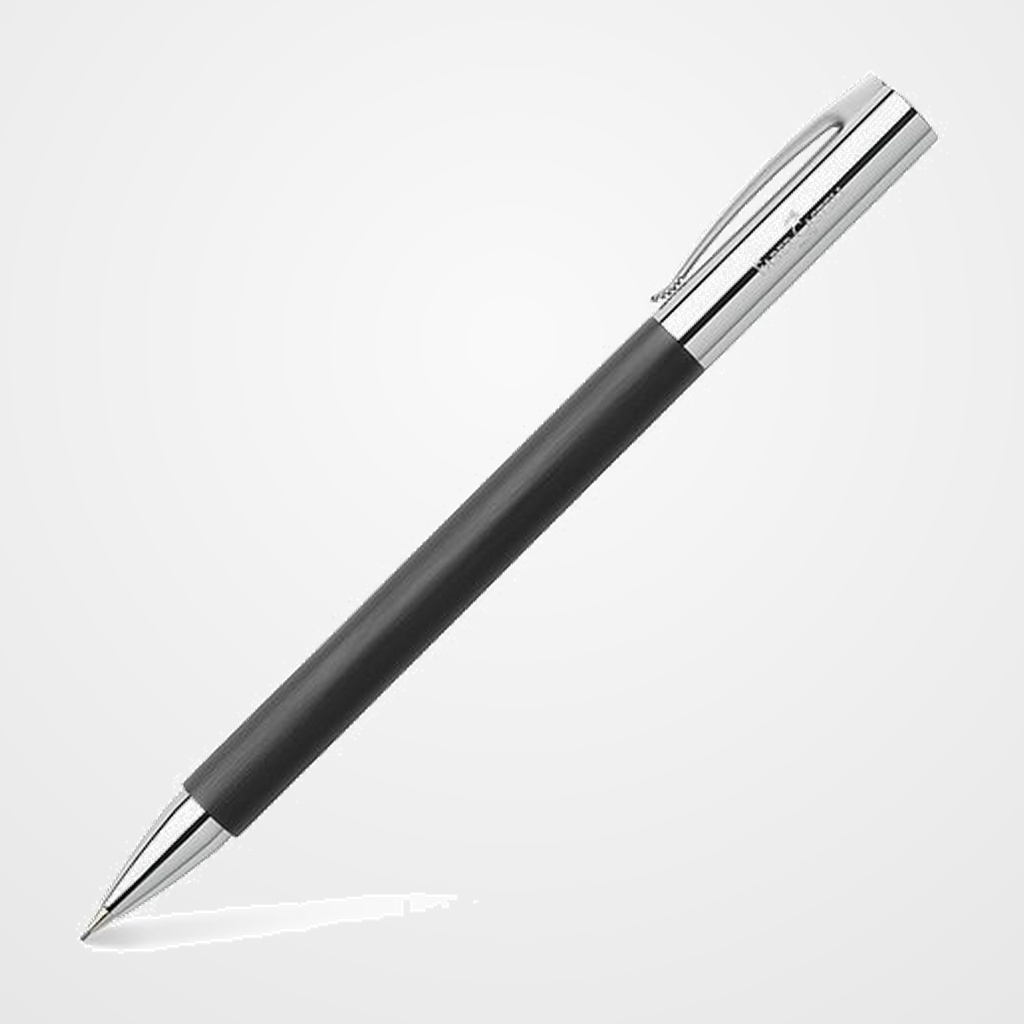 PORTAMINAS FABER-CASTELL AMBITION (0,7) METAL CROM.y RESINA NEGRA