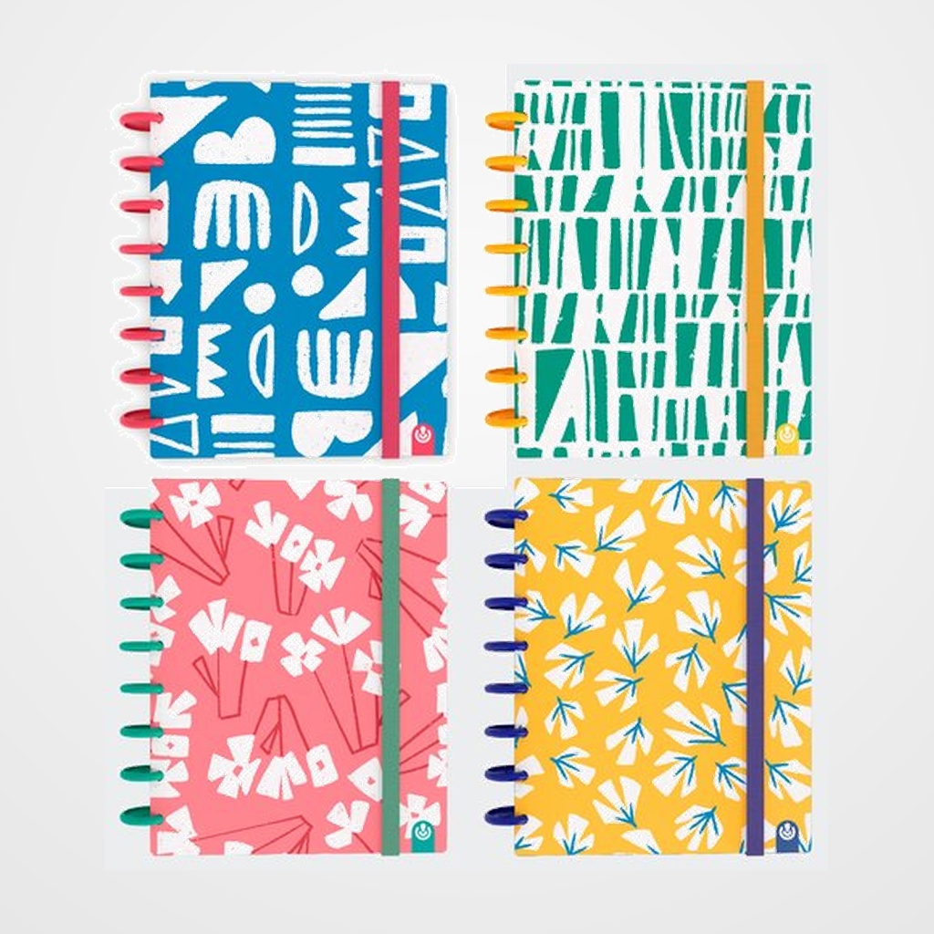 BLOC CARCHIVO INGENIOX LIMITED EDITION 2 tapa PP A4 100h 100g CUADRIC.5x5 SURTIDO