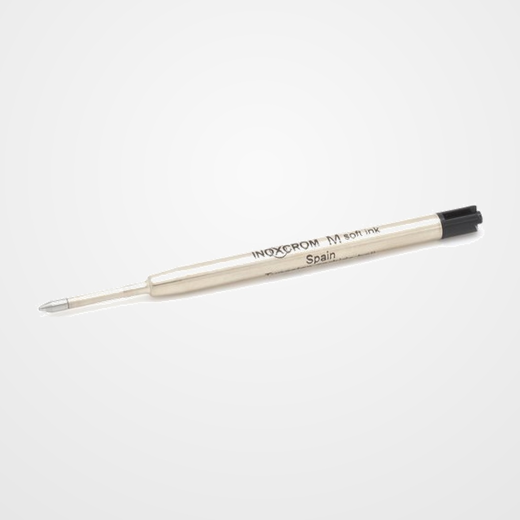 RECAMBIO INOXCROM BOLIGRAFO M METALICO NEGRO