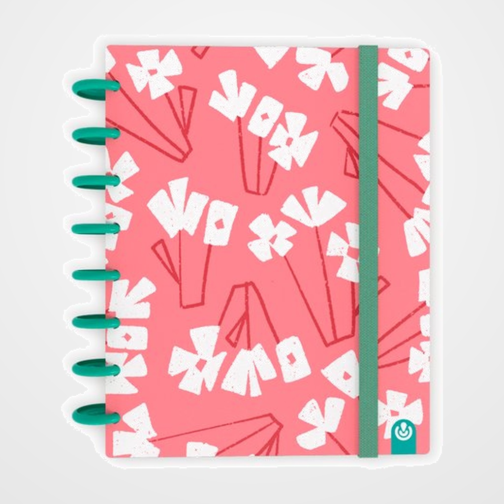 BLOC CARCHIVO INGENIOX LIMITED EDITION 2 tapa PP A5 100h 100g CUADRIC.5x5 ROSA