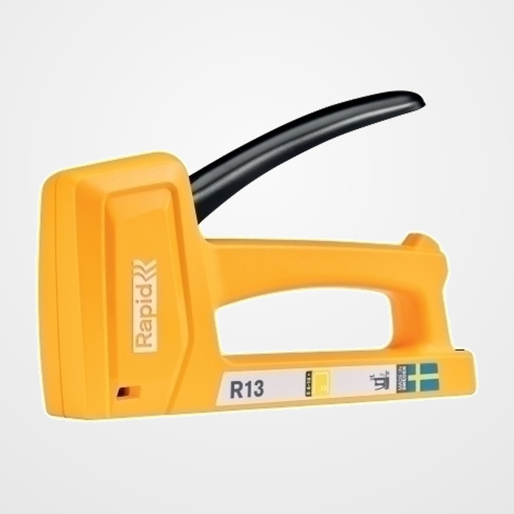 CLAVADORA RAPID R13 (PLASTICO) EN BLISTER DE CARTON
