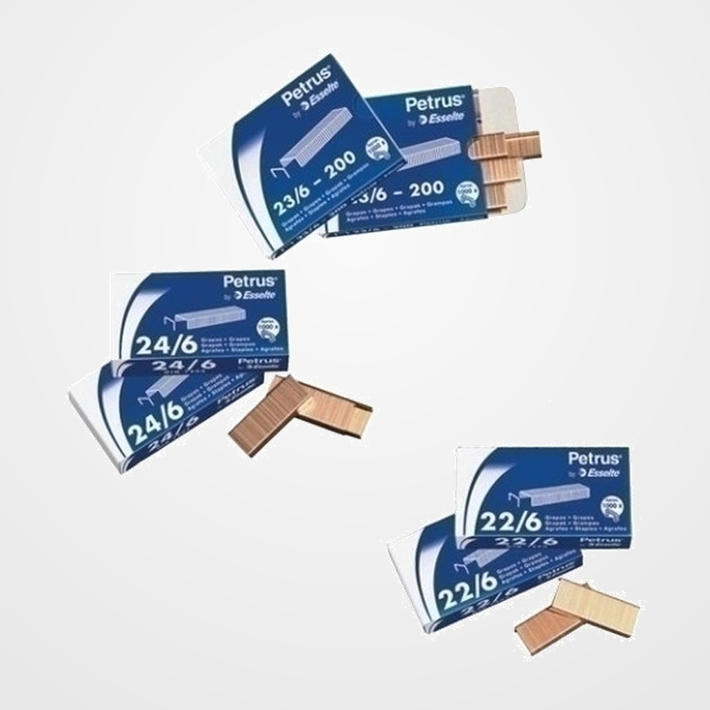 GRAPAS PETRUS 22/8-24/8 COBREADAS caja de 1000