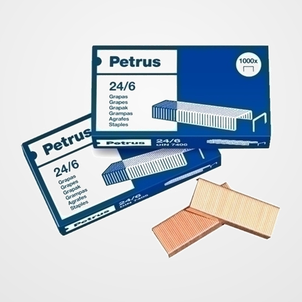 GRAPAS PETRUS 24 (23/6) COBREADAS caja de 1000