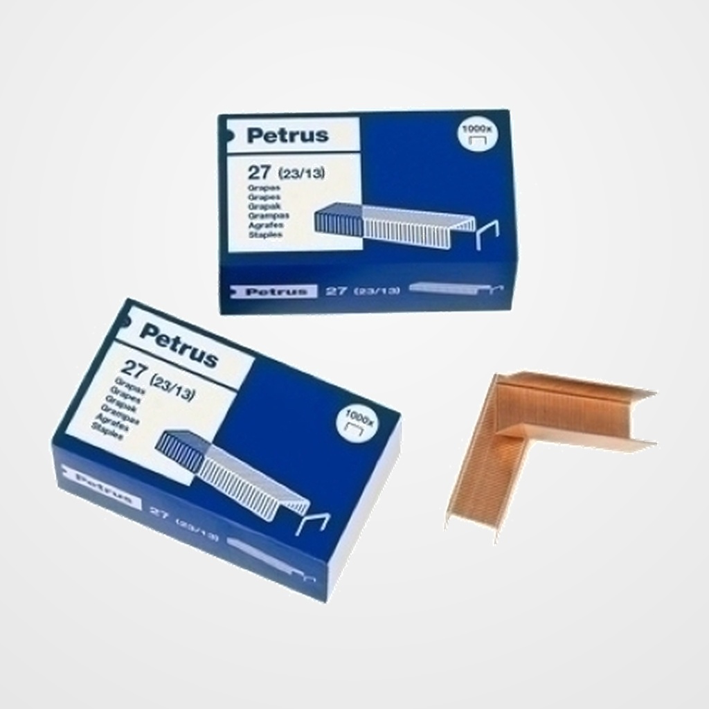 GRAPAS PETRUS 27 (23/13) COBREADAS caja de 1000
