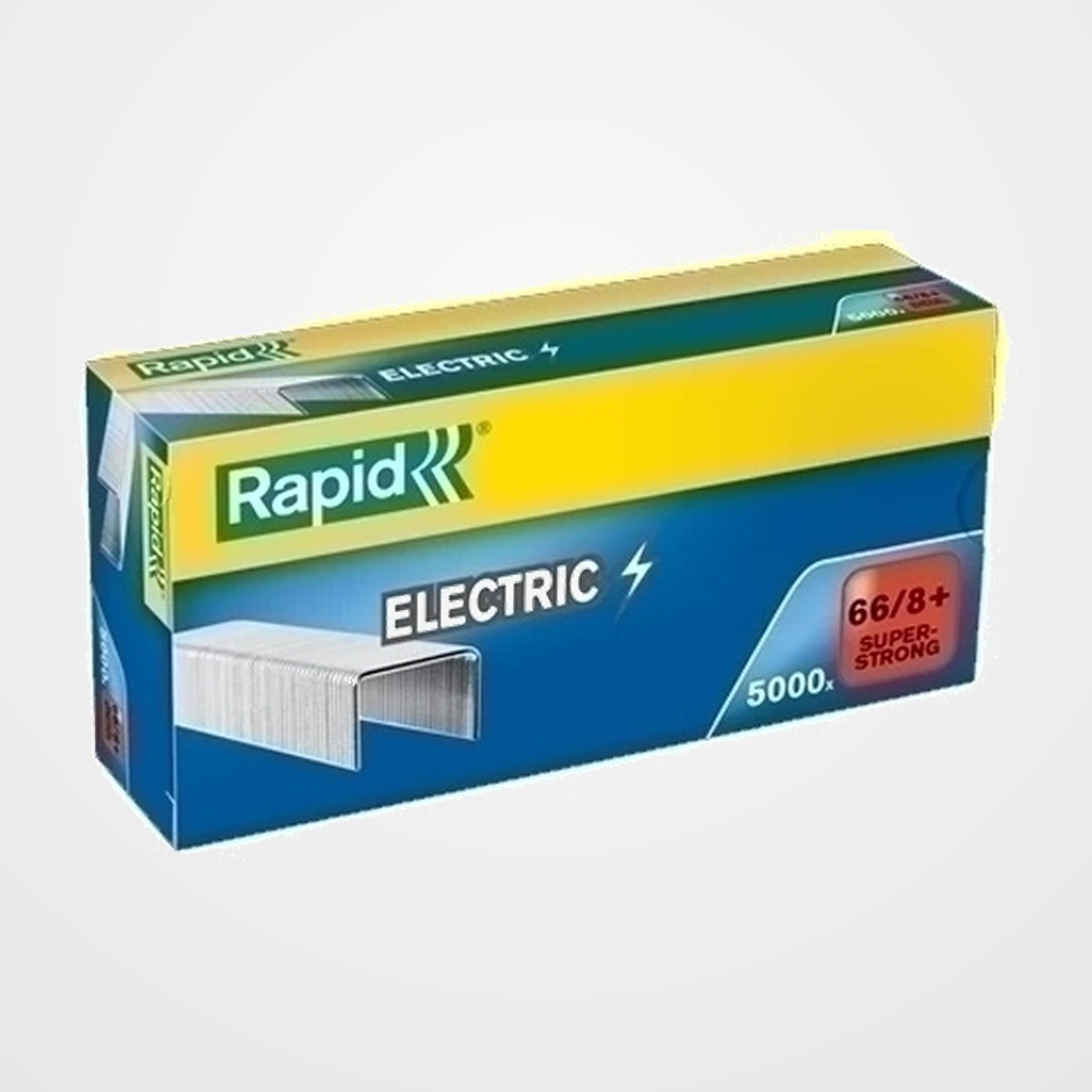 GRAPAS RAPID SUPER STRONG 66/8+ mm. GALVANIZADAS caja de 5000