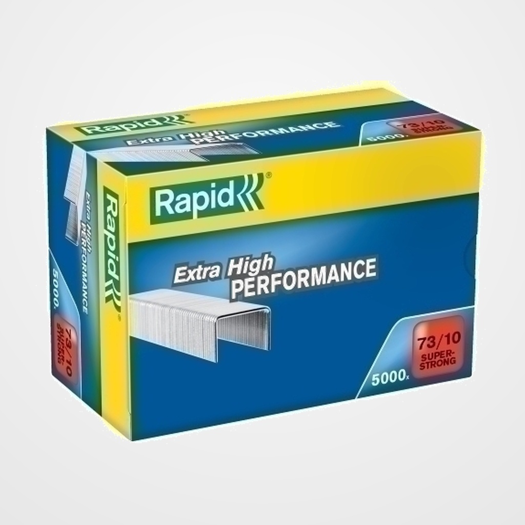 GRAPAS RAPID SUPER STRONG 73/10 mm. GALVANIZADAS caja de 5000