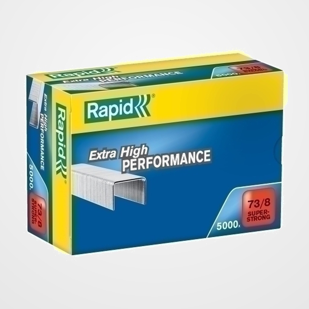 GRAPAS RAPID SUPER STRONG 73/8 mm. GALVANIZADAS caja de 5000