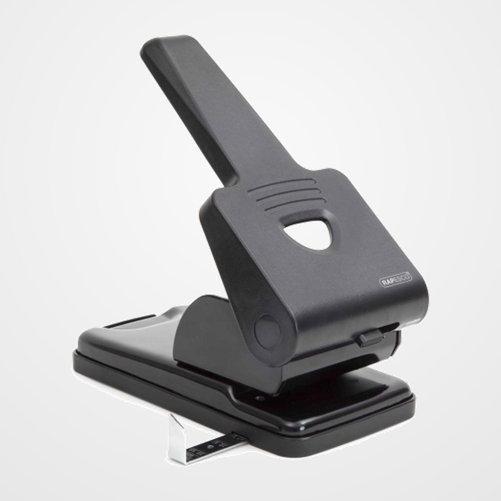 TALADRO 2 P. RAPESCO ANTIBACTERIANO HD865-P (63 hojas) NEGRO