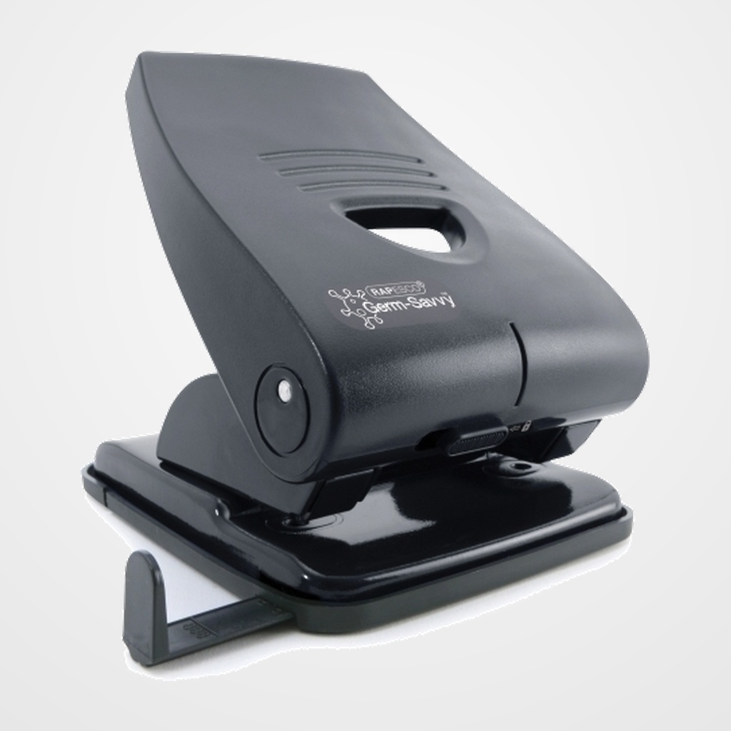 TALADRO 2 P. RAPESCO ANTIBACTERIANO P835 (40 hojas) NEGRO