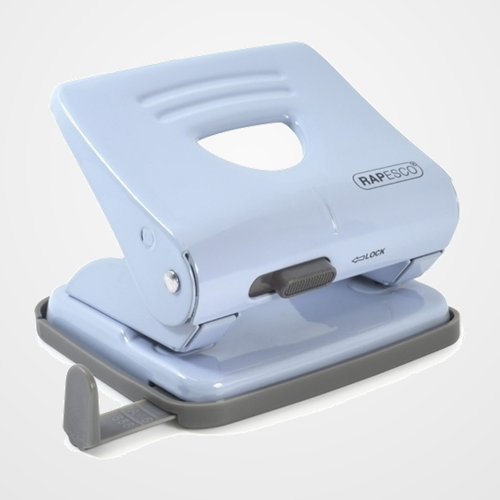 TALADRO 2 P. RAPESCO 825 METALICO (25 hojas) AZUL