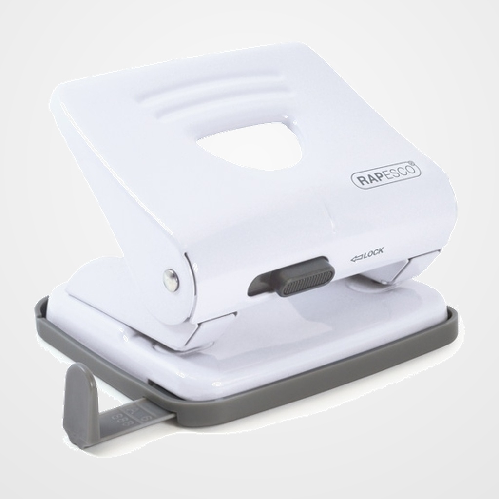 [13101120] TALADRO 2 P. RAPESCO 825 METALICO (25 hojas) BLANCO