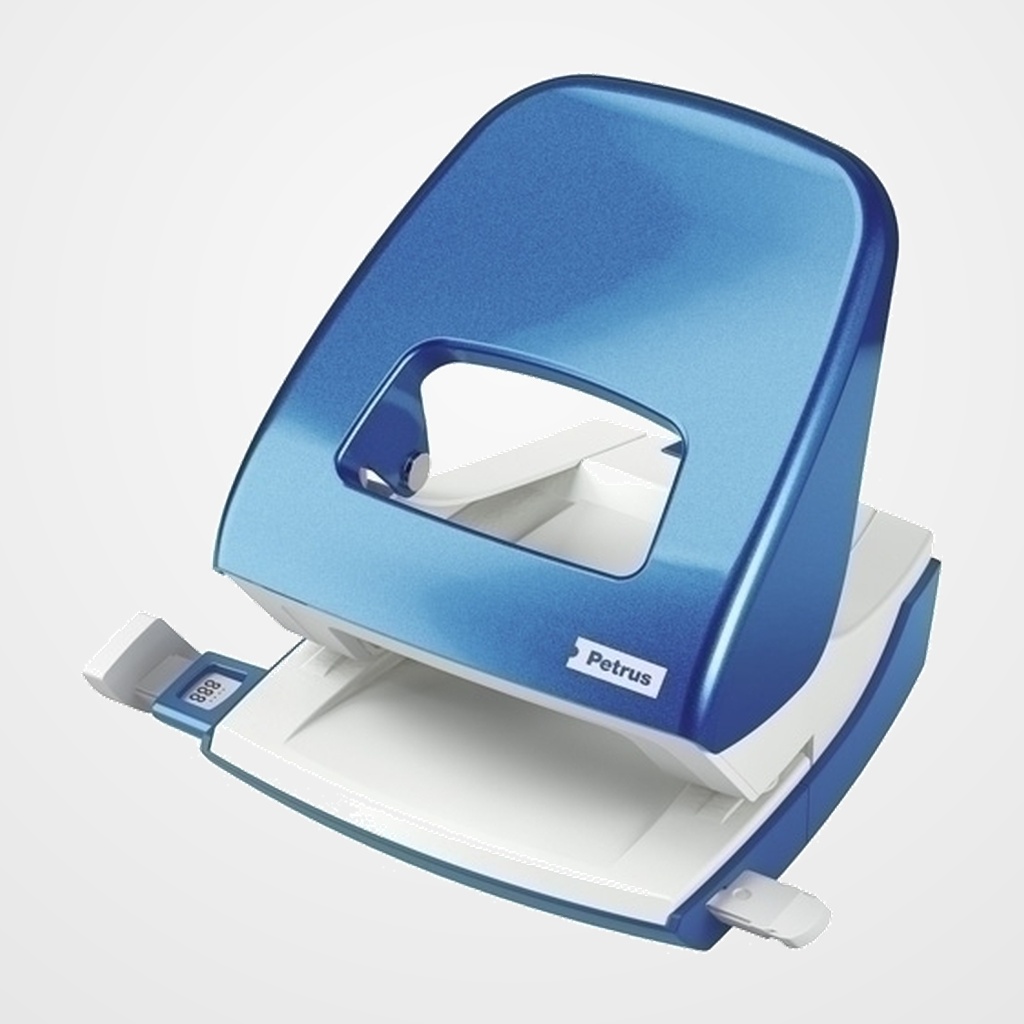 TALADRO 2 PUNZONES PETRUS WOW 62 (30h) AZUL METALIZADO (blister)