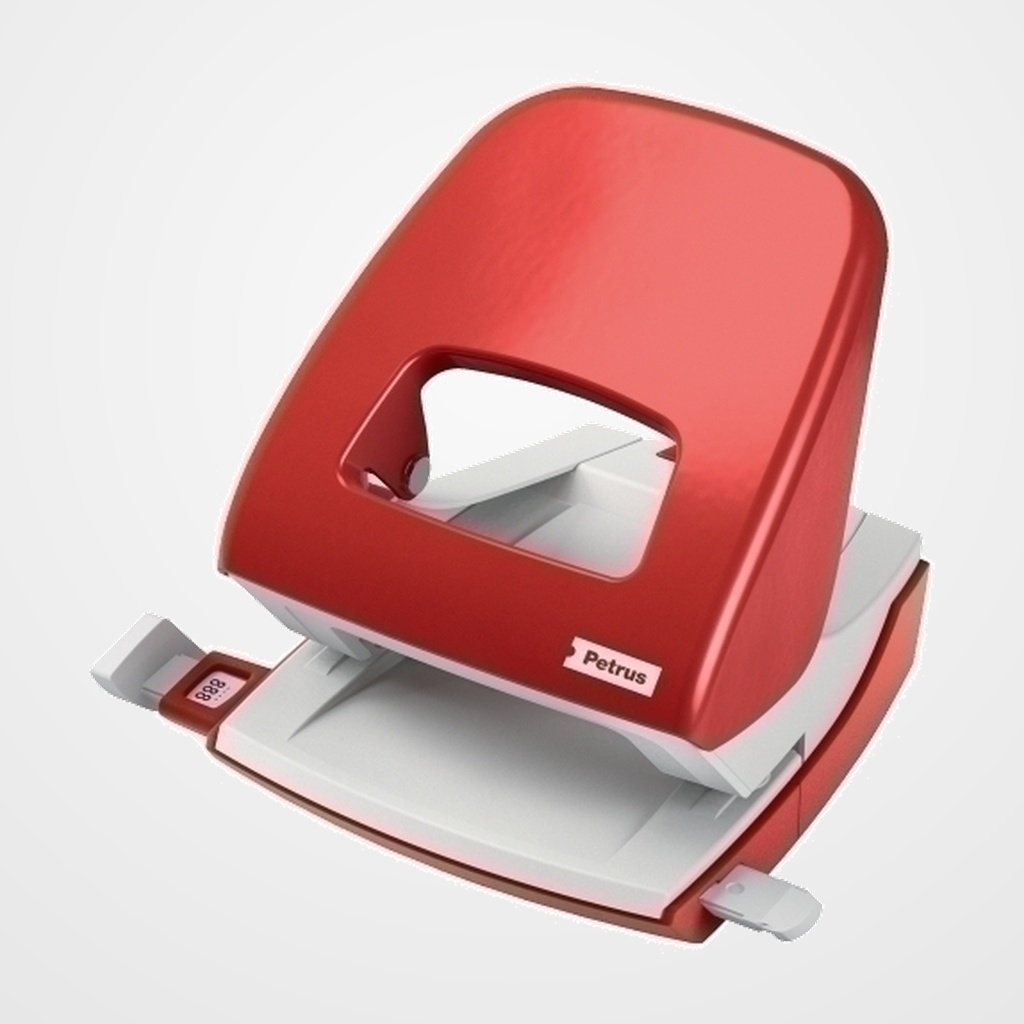 TALADRO 2 PUNZONES PETRUS WOW 62 (30h) ROJO METALIZADO