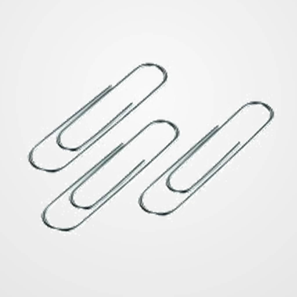 CLIP FOROFIS Nº1,5 (25 mm) NIQUELADO CAJA de 100