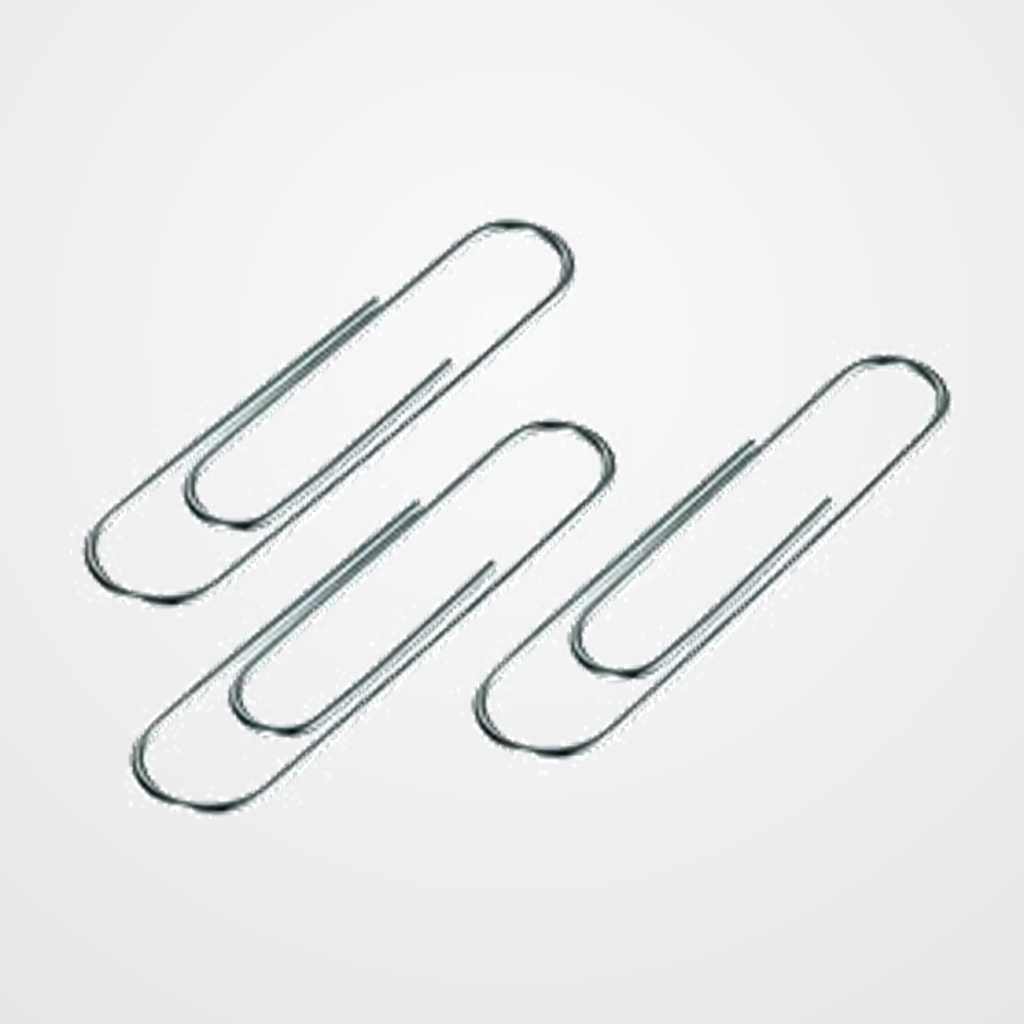 CLIP FOROFIS Nº2 (33 mm) NIQUELADO CAJA de 100