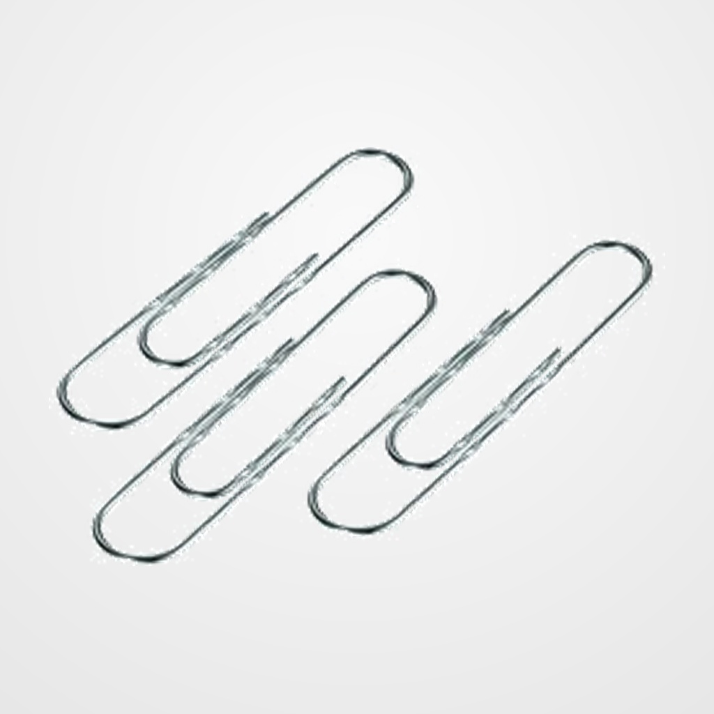 CLIP FOROFIS Nº4 (50 mm) ONDULADO ESPECIAL NIQUELADO CAJA de 100