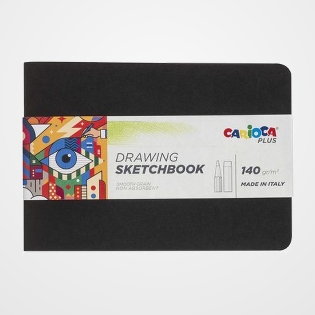 BLOC DE DIBUJO CARIOCA PLUS ENCOLADO LISO GRANO FINO A5 140g 20h