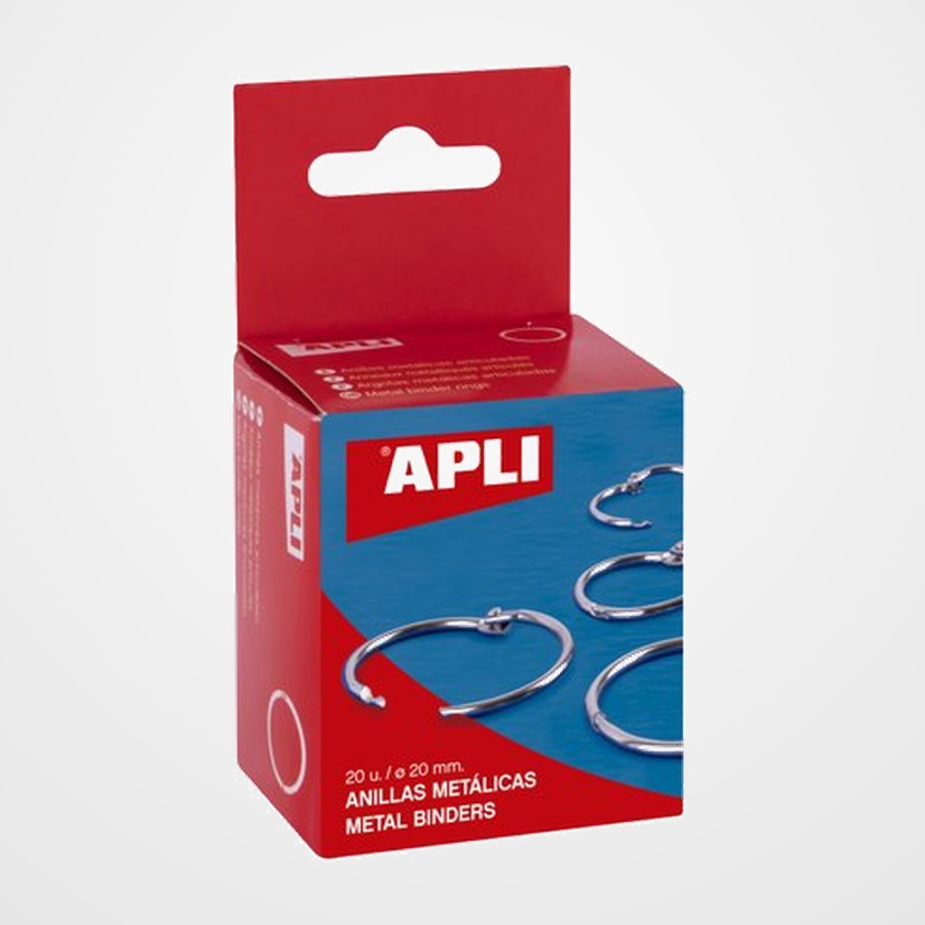 ANILLAS APLI Nº 1 CAJA DE 20     20MM