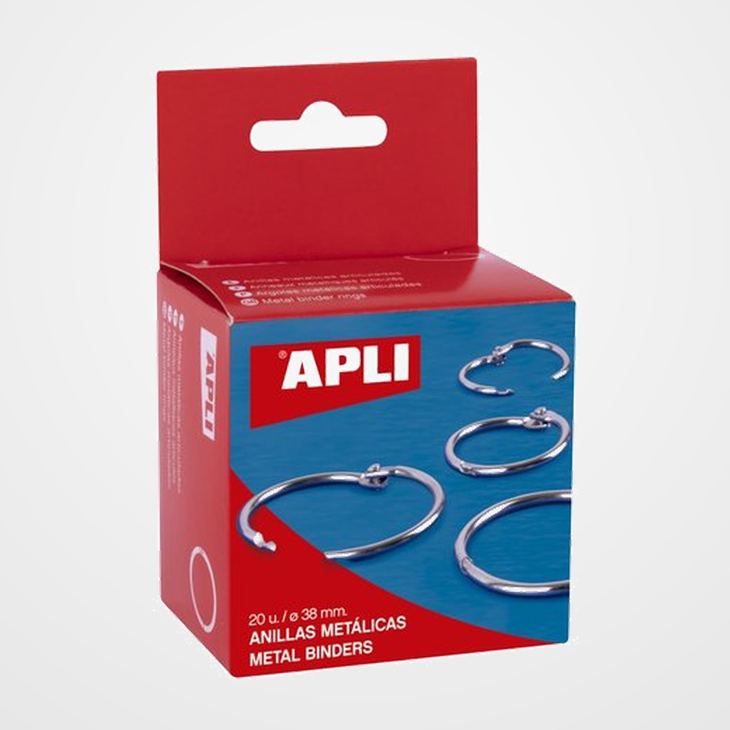 ANILLAS APLI Nº 4 CAJA DE 20     38MM