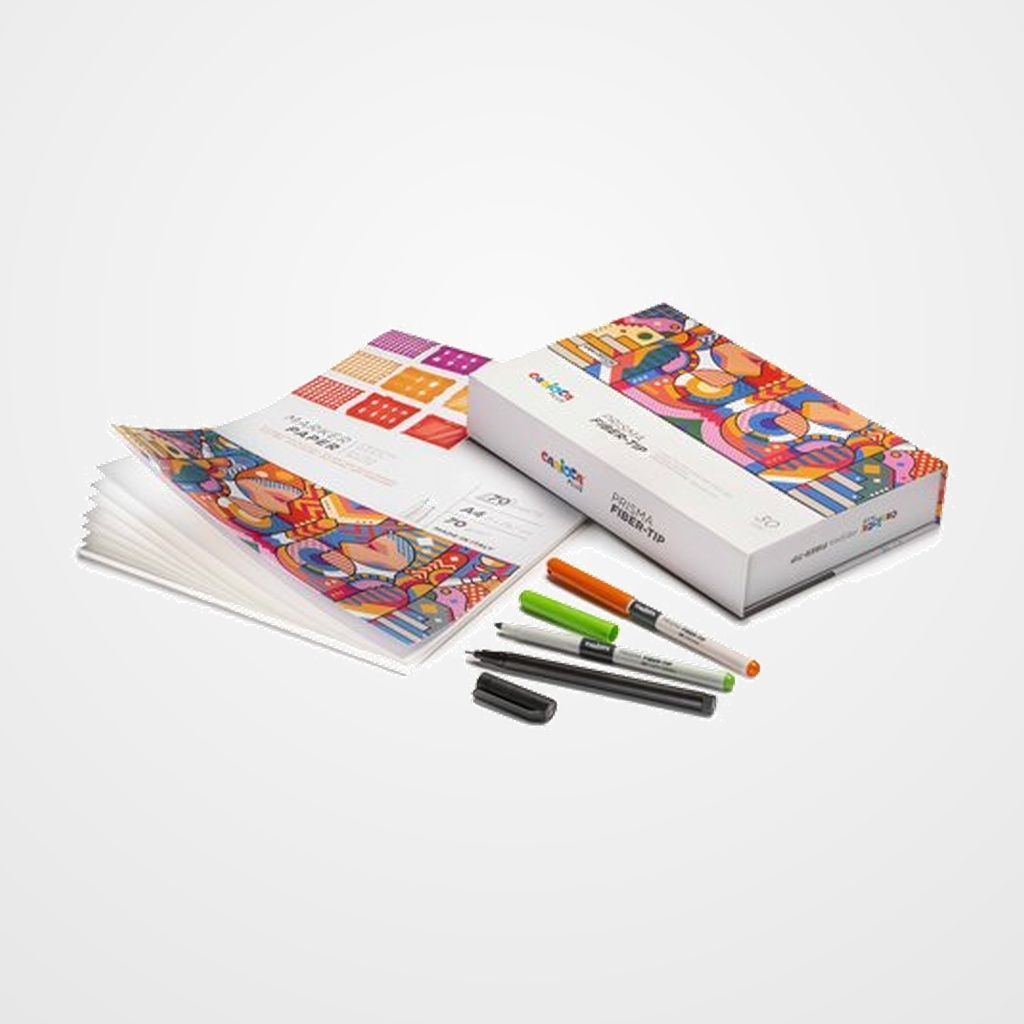 BLOC DE DIBUJO CARIOCA PLUS ENCOLADO TECNICAS SECAS A4 70g 70h