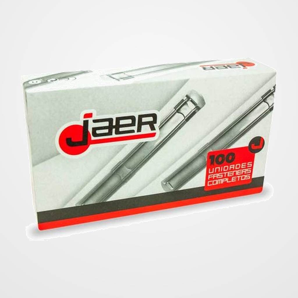 [19101025] FASTENER JAER METAL DORADO (Caja de  50)