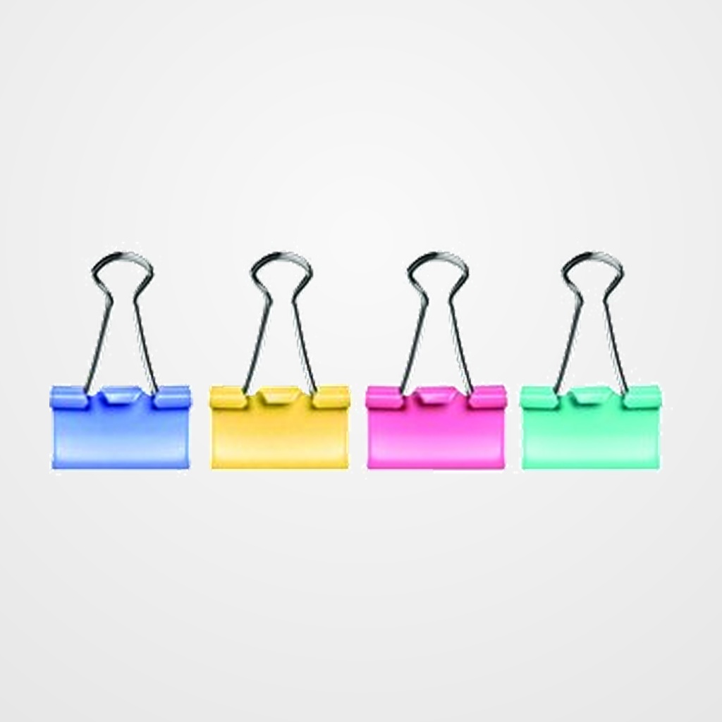 PINZA PALA ABATIBLE FOROFIS 19 mm COLORES SURTIDOS CAJA de 40