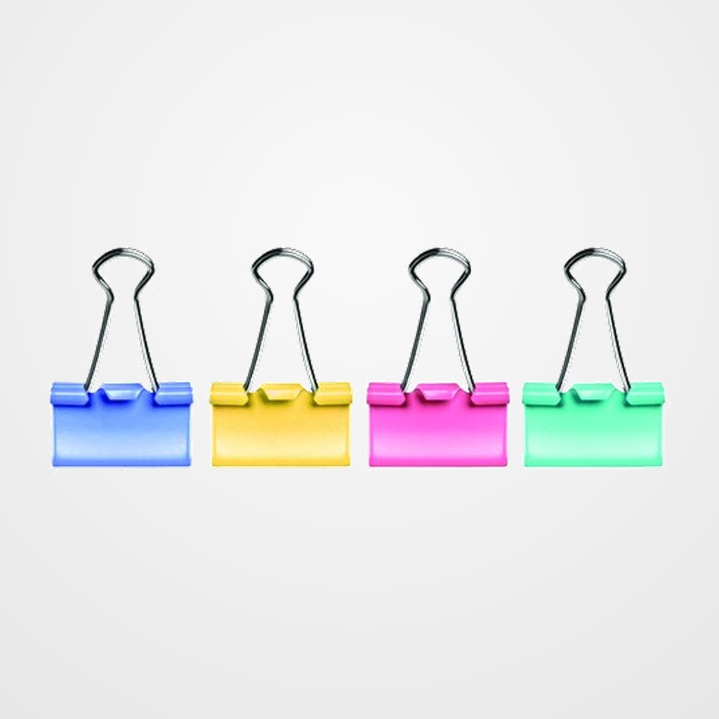 PINZA PALA ABATIBLE FOROFIS 32 mm COLORES SURTIDOS CAJA de 12