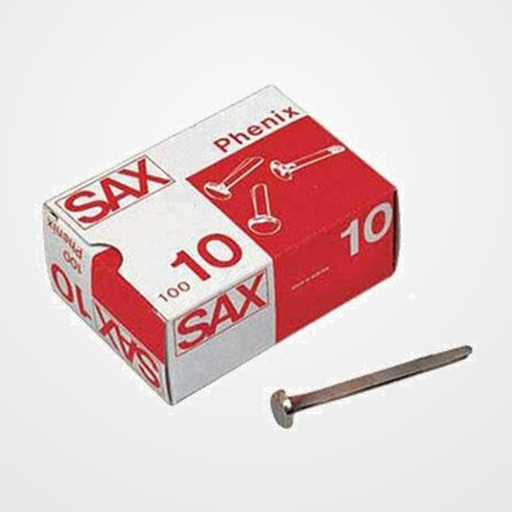 ENCUADERNADOR SAX latonado Nº 8 (40 mm) CAJA de 100