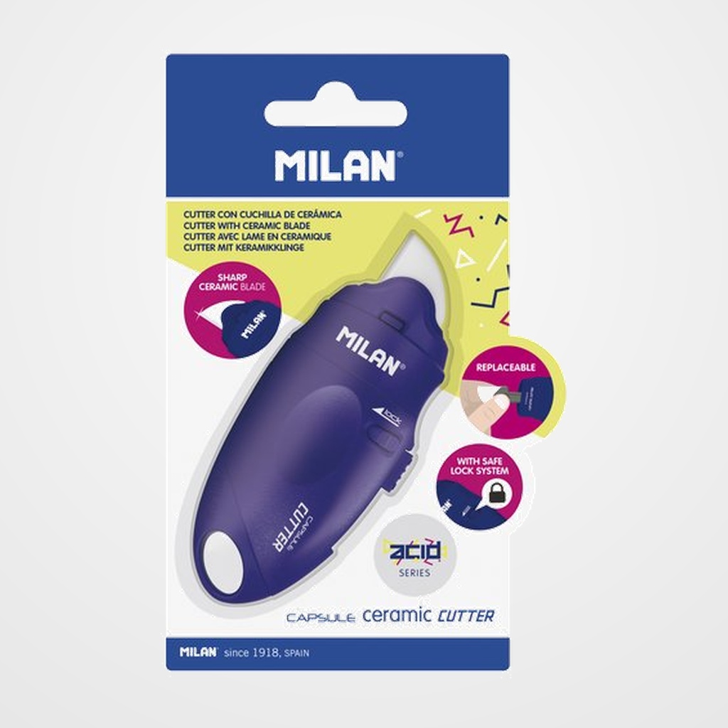 CUTER MILAN CAPSULE CERAMICA ACID AZUL