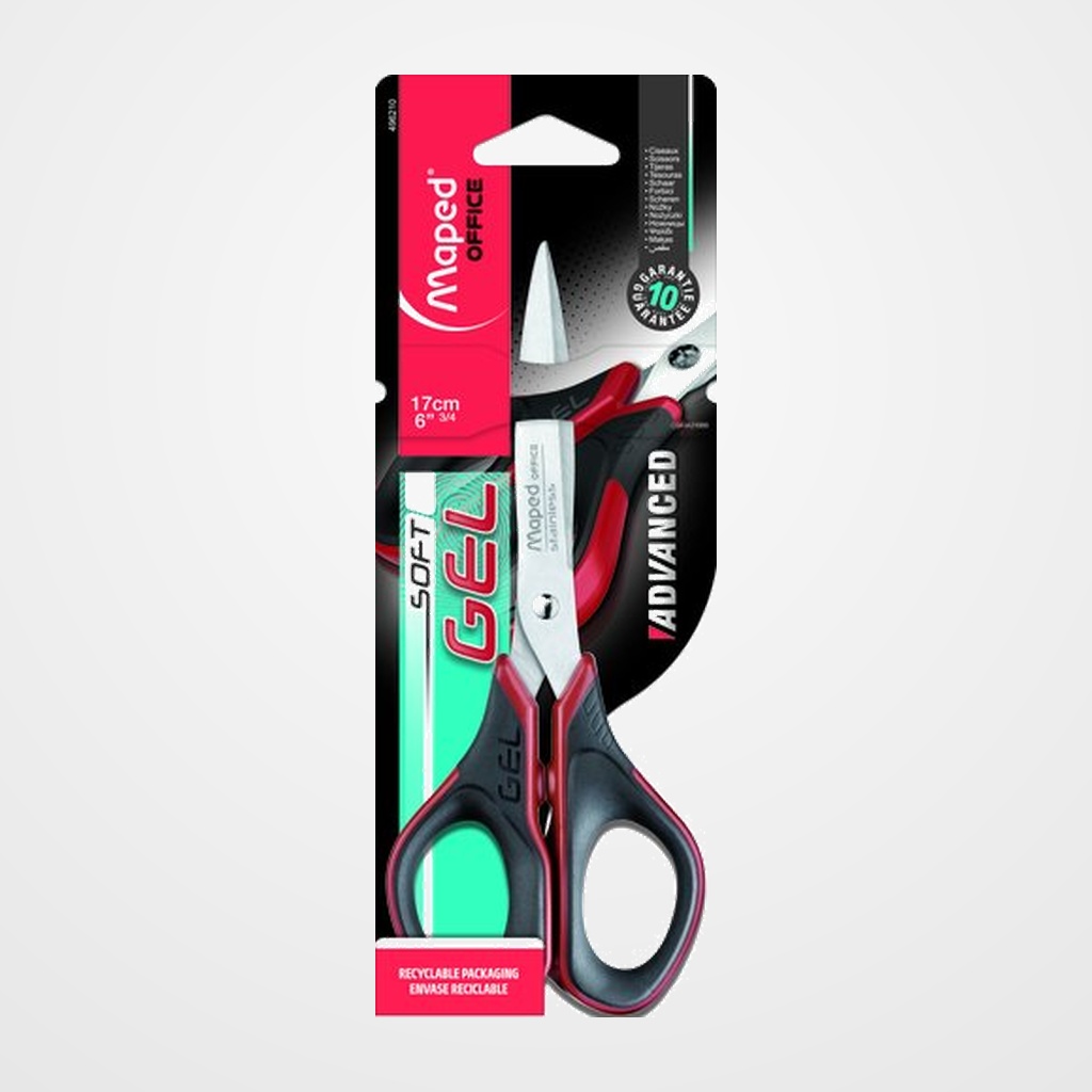 [27601031] TIJERAS MAPED ADVANCED GEL 17 cm. SIMETRICA