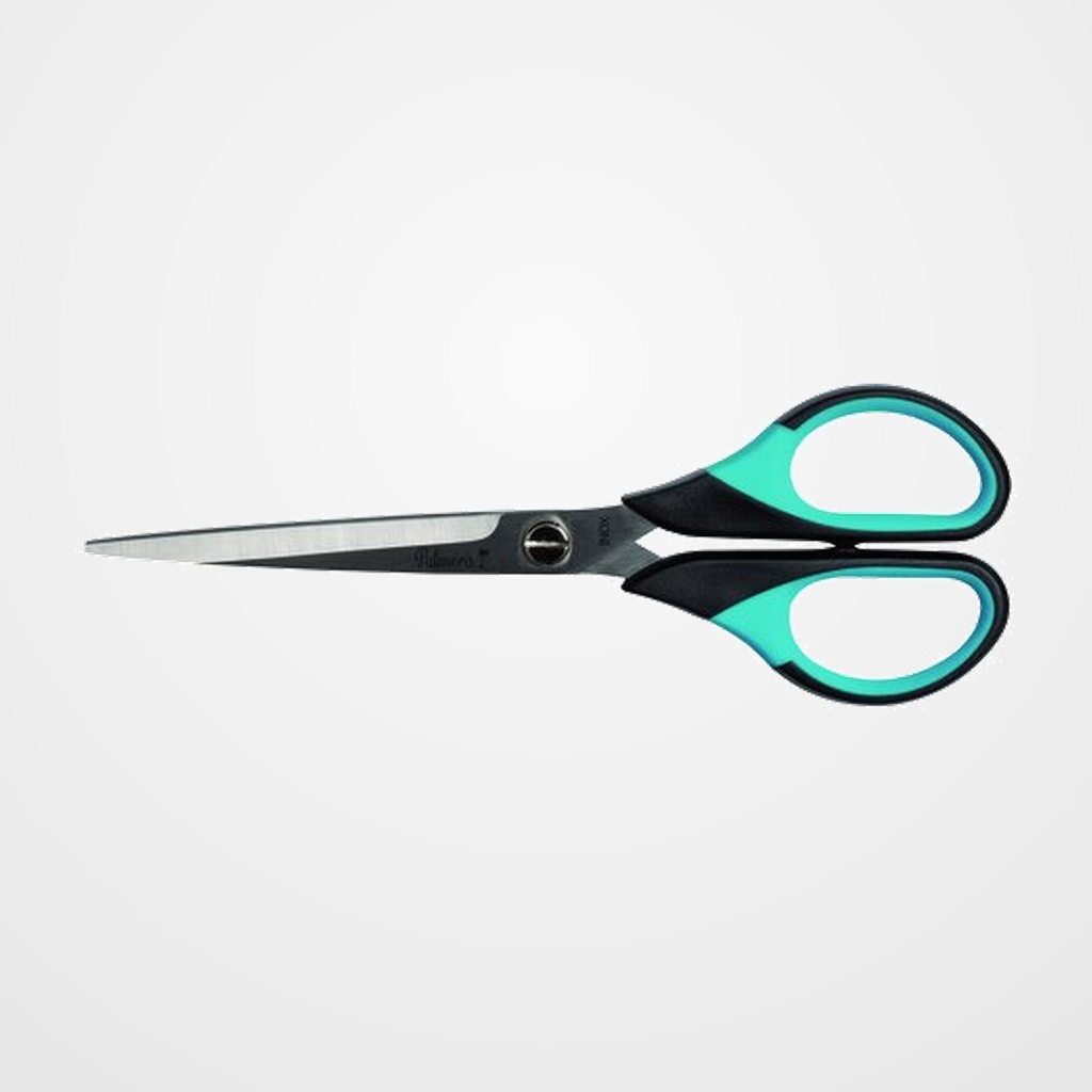 TIJERAS PALMERA MANGO PLASTICO 6,5 pulgadas