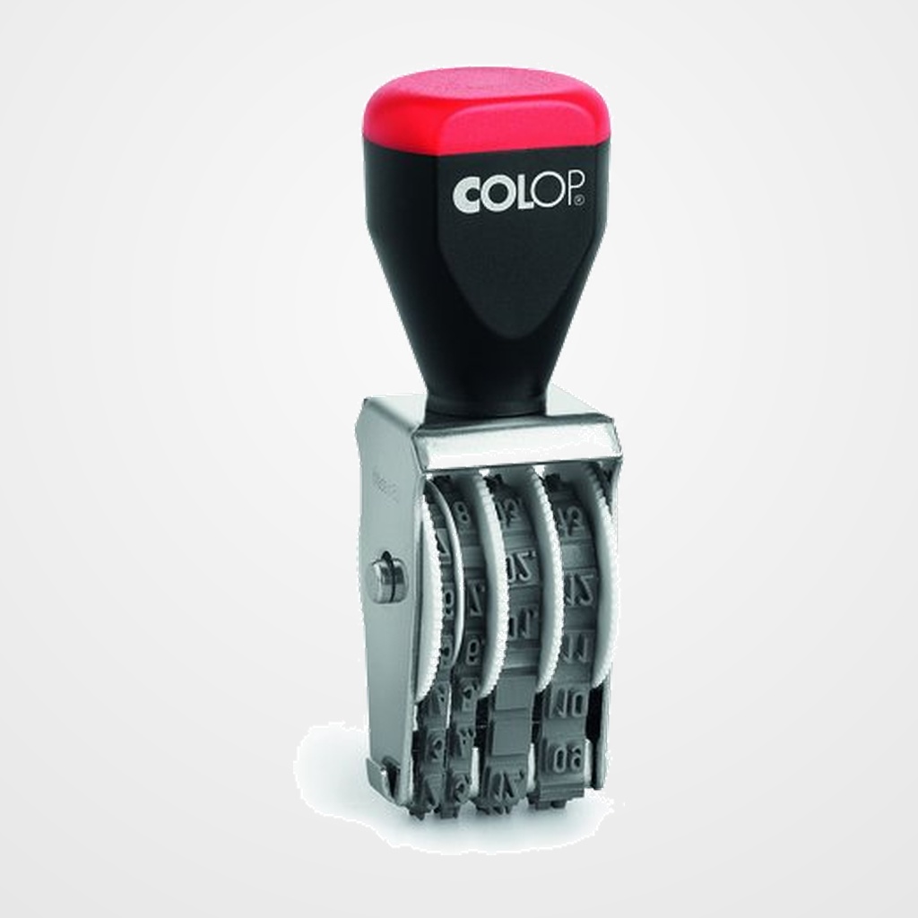 FECHADOR MANUAL COLOP 04000SD 4mm MES EN NUMERO