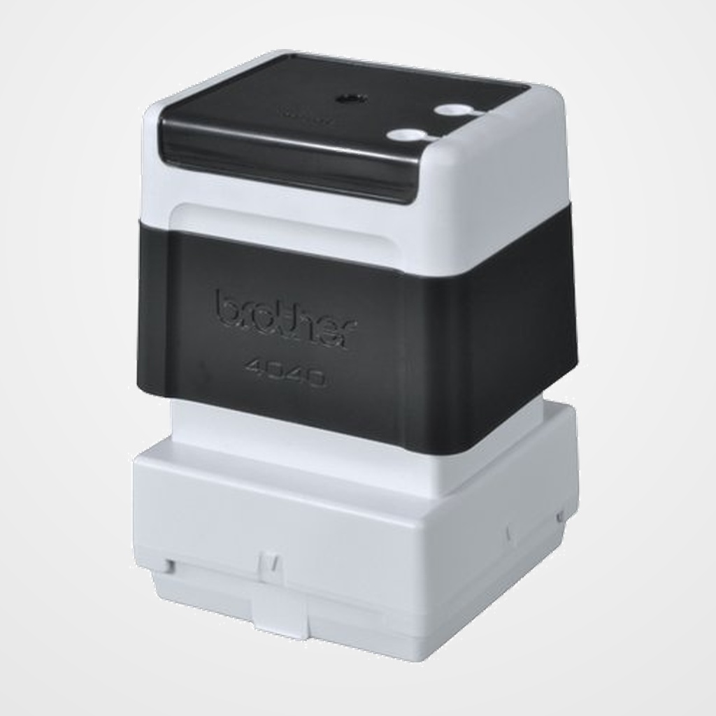 SELLO PERSONALIZ. ent.AUT. BROTHER 40x40 mm. NEGRO