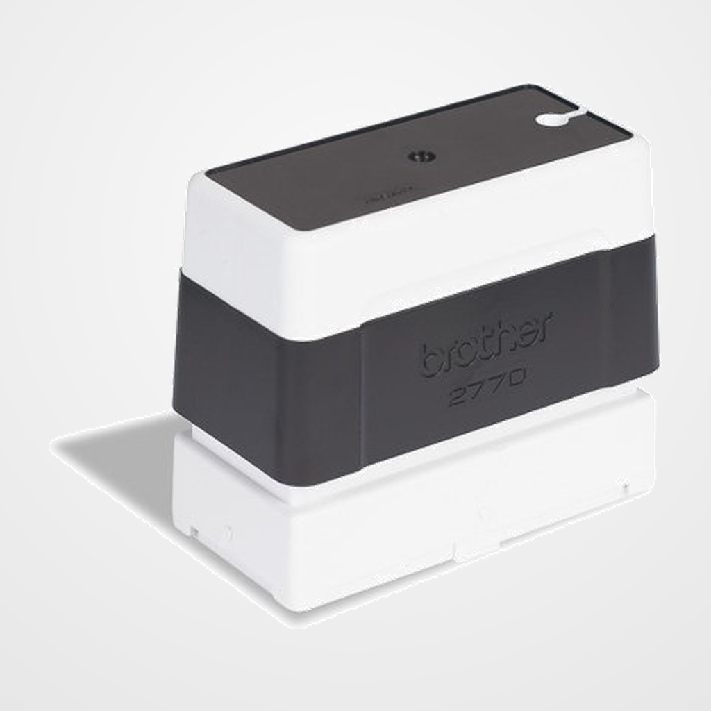 SELLO PERSONALIZ. ent.AUT. BROTHER 70x27 mm. NEGRO