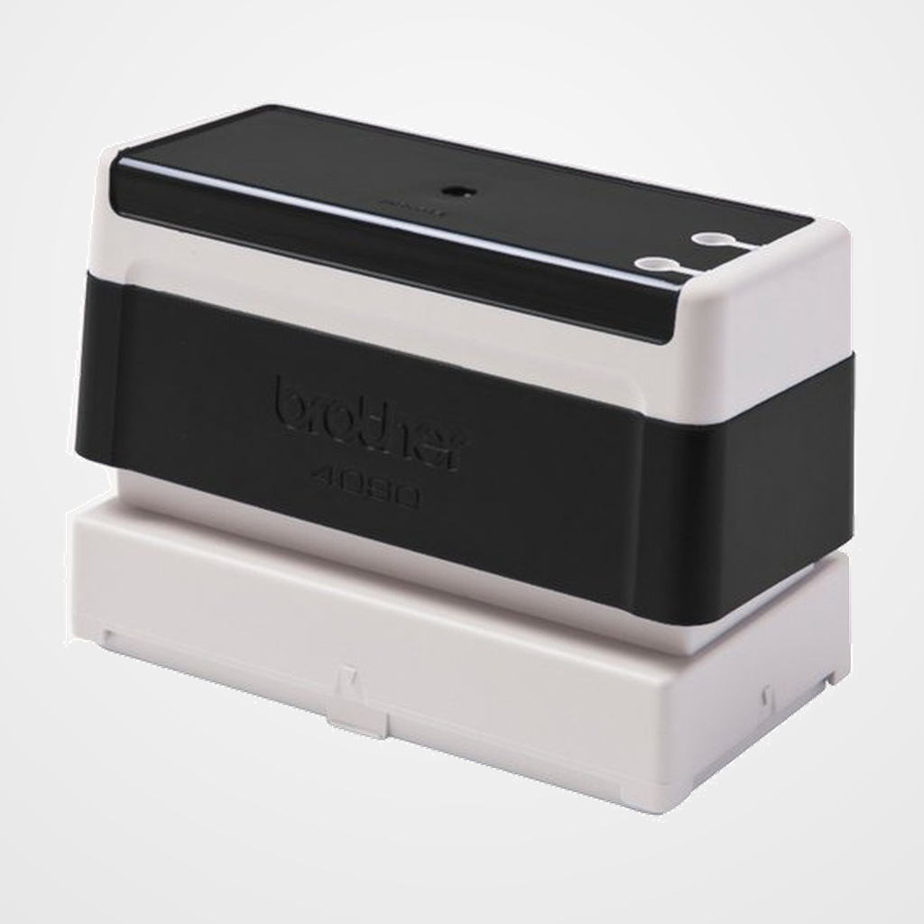 SELLO PERSONALIZ. ent.AUT. BROTHER 90x40 mm. NEGRO