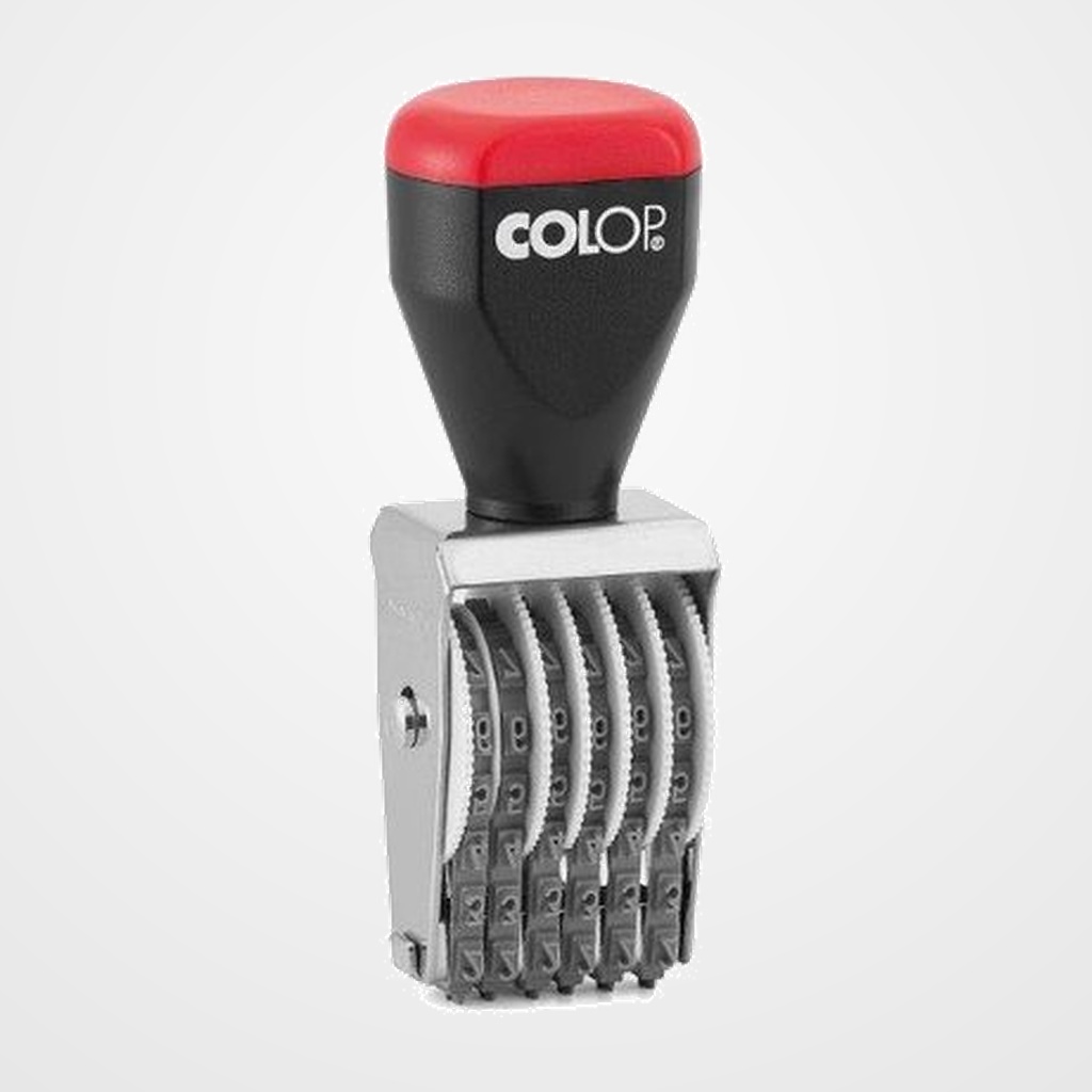 NUMERADOR MANUAL COLOP 03006 (3mm/6 bandas)