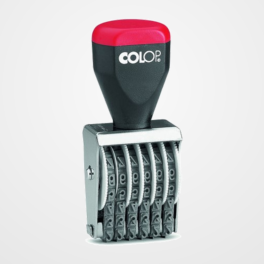 NUMERADOR MANUAL COLOP 04006 (4mm/6 bandas)