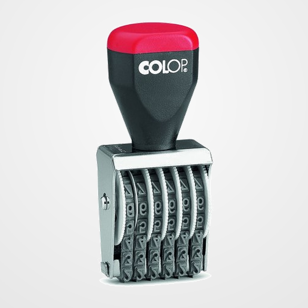 NUMERADOR MANUAL COLOP 05006 (5mm/6 bandas)