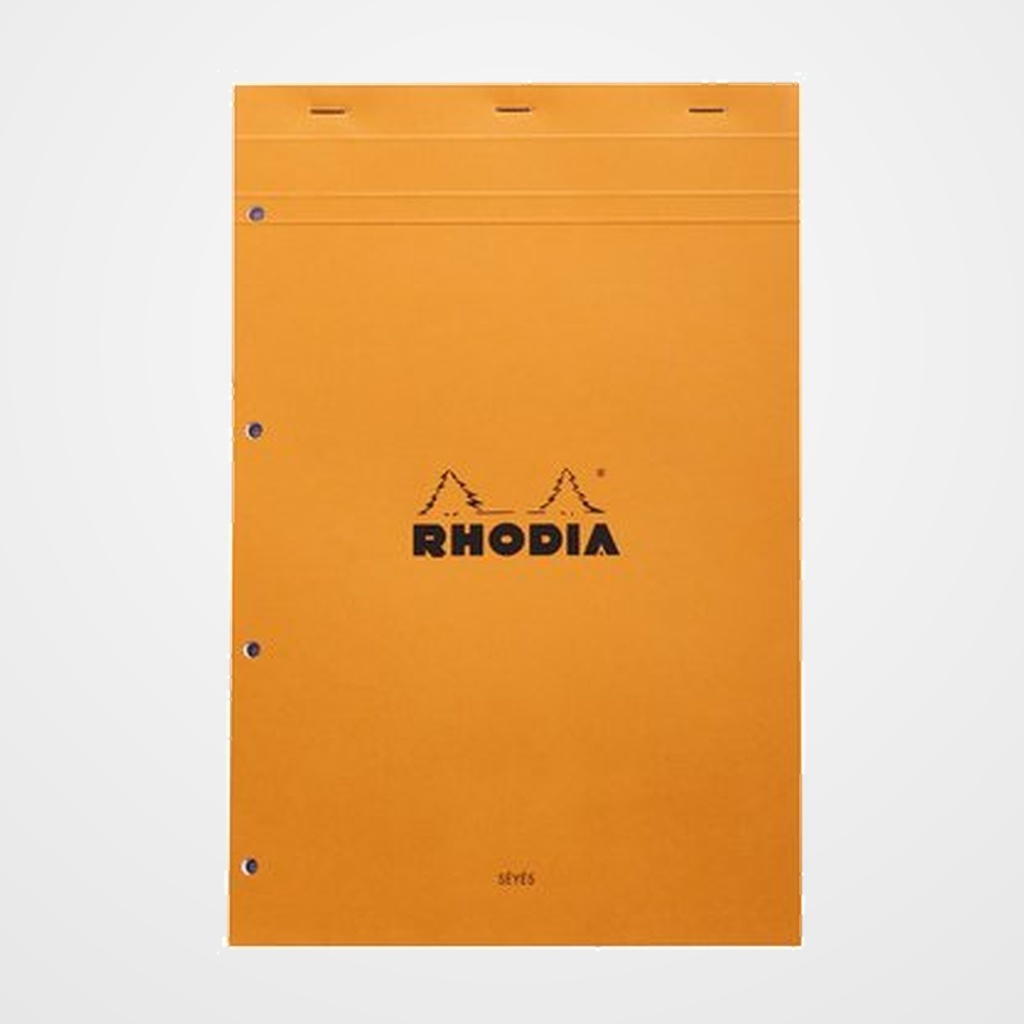 BLOC DE NOTAS CLAIREFONTAINE RHODIA TAPA BLANDA 21x31 80h 8 NARANJA