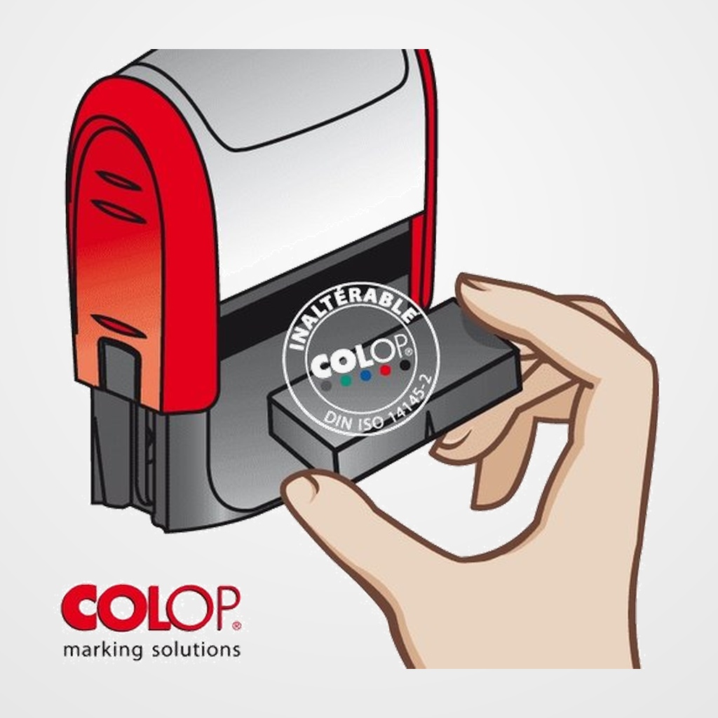 ALMOHADILLA TRODAT COMPATIBLE COLOP E2300 AZUL