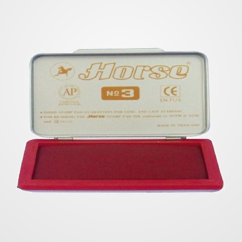 TAMPON HORSE Nº3 ROJO
