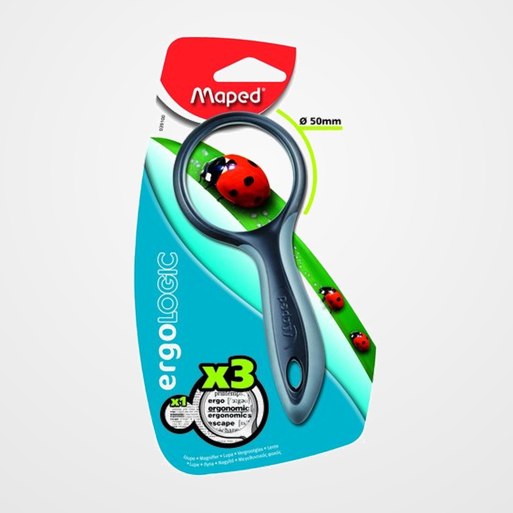LUPA MAPED ERGOLOGIC 50 mm. (AUMENTO x3)