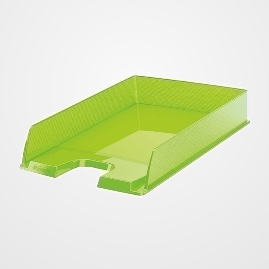 BANDEJA SOBREMESA EUROPOST TRANSPARENTE VERDE